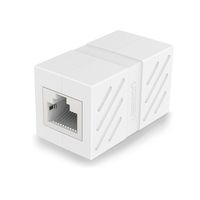 złączka łącznik kabli sieciowych skrętki rj45 biały