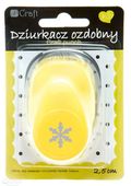 DZIURKACZ OZDOBNY 2,5CM ŚNIEŻYNKA JCDZ-110-145 DP CRAFT