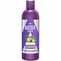 Aussie SOS Blonde Hydrate fioletowy szampon tonujący do włosów blond 300 ml