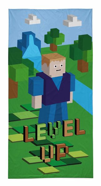 Ręcznik  licencyjny 70x140cm - MINECRAFT zdjęcie 1