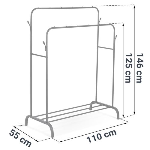 Wieszak stojący Massido MS-867 czarny na Arena.pl