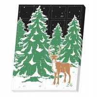 KALENDARZ ADWENTOWY Z KAWAMI I HERBATAMI PREMIUM 24 różne smaki na rok 2024