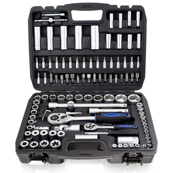 Zestaw Kluczy Nasadowych w Walizce Grzechotka 108 Elementów zdjęcie 2