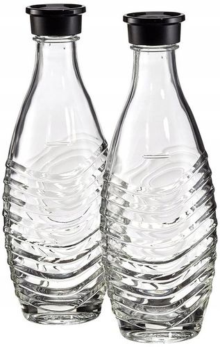 2 Szklane Butelki Karafki SodaStream Crystal Penguin 0,6L na Arena.pl