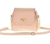 torebka listonoszka laura biaggi – delikatny kolor light pink