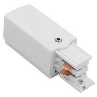 Zasilanie końcowe szynoprzewodu CTLS POWER END CAP 8712 Nowodvorski uziemienie prawe do 3-fazowej szyny natynkowej biała