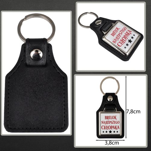 Brelok najlepszego chłopaka prezent dzień chłopaka kwadratowy na Arena.pl