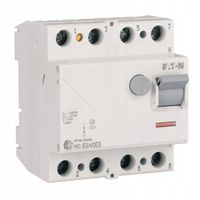 EATON Wyłącznik różnicowoprądowy HNC-63/4/003 typ AC xPole Home 194695