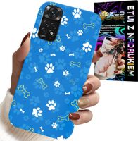 ETUI DO XIAOMI NOTE 11 / 11S - ŁAPKI KOŚCI PIES PATROL WZORY DLA DZIECI