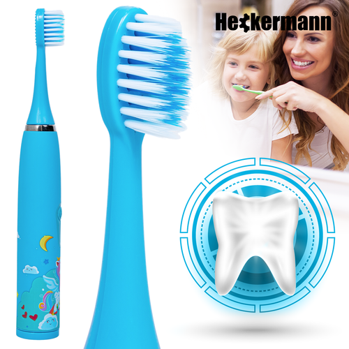 Szczoteczka do zębów dla dzieci Heckermann S1 Niebieska na Arena.pl