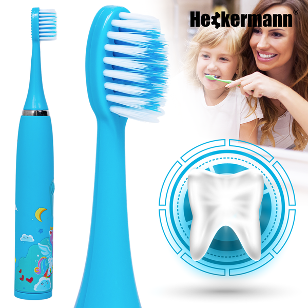 Szczoteczka do zębów dla dzieci Heckermann S1 Niebieska zdjęcie 3