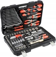 YATO ZESTAW NARZĘDZIOWY XXL 122el KLUCZE NASADOWE TORX 1/2" 1/4" YT-3890 1