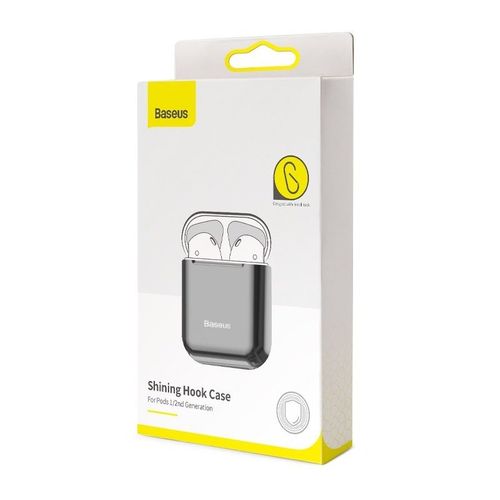 Etui Baseus Shining Hook Case Do Apple Airpods (Czarne) na Arena.pl