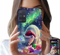 ETUI DO SAMSUNG GALAXY M31S - ŚWIĄTECZNY NIEDŹWIEDŹ BOMBKI CASE +FOLIA