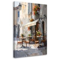 Obraz do salonu sypialni jadalni biura hotelu,Paryskie kawiarenki