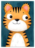 Plakat plakaty dla dzieci tygrys 70x100 cm