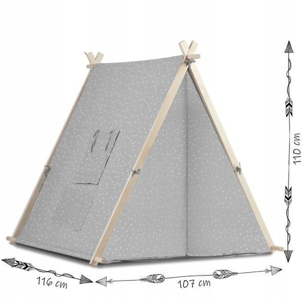 Namiot tipi bawełniany - Trójkąty zdjęcie 1