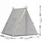 Namiot tipi bawełniany - Trójkąty