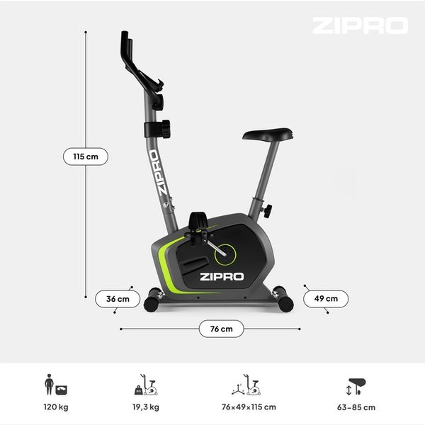 ROWEREK STACJONARNY rower treningowy Drift - Zipro zdjęcie 8