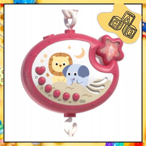 KARUZELKA DO ŁÓŻECZKA POZYTYWKA PROJEKTOR REGULACJA GŁOŚNOŚCI + PILOT na Arena.pl