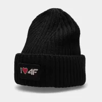 4F Dziewczęca zimowa czapka 100% Akryl ciepła na chłodniejsze dni