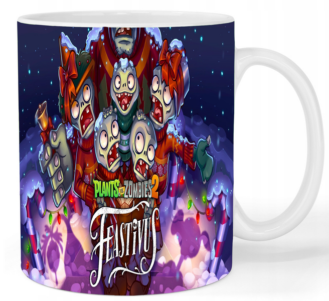 Kubek ceramiczny Plants vs Zombie zdjęcie 1