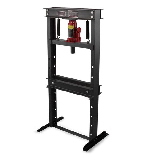 19526 Czarna prasa hydrauliczna warsztatowa 12-tonowa stabilna na Arena.pl