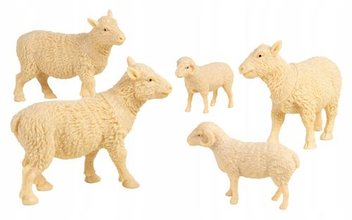 FARMA FIGURKI ZWIERZĘTA WIEJSKIE + PŁOT DRZEWA GŁAZY 55 ELEMENTÓW ZESTAW na Arena.pl