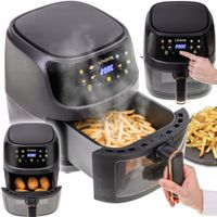 FRYTKOWNICA BEZTŁUSZCZOWA FRYTOWNICA bez oleju 8 FUNKCJI AirFryer 5L 1400W