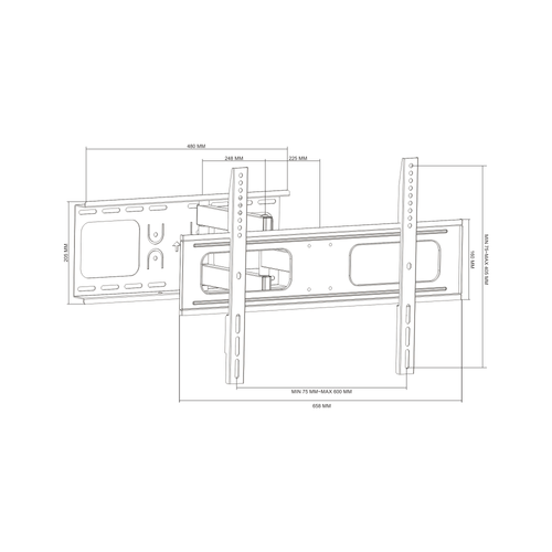 Uchwyt Cabletech do telewizora 37"-70" na Arena.pl