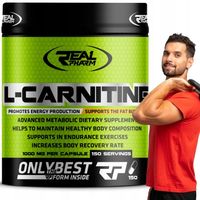 L-KARNITYNA spalacz tłuszczu ODCHUDZANIE Real Pharm L-Carnitine 1000mg 150k