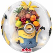 balon foliowy szalone minionki kula urodziny