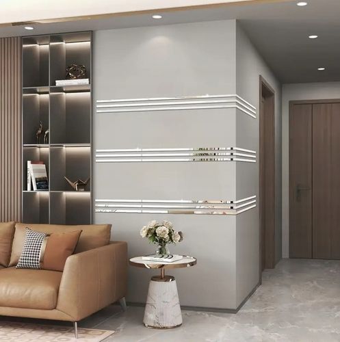 Listwa ozdobna dekoracyjna srebrna na ścianę do mebli samoprzylepna ścienna na Arena.pl