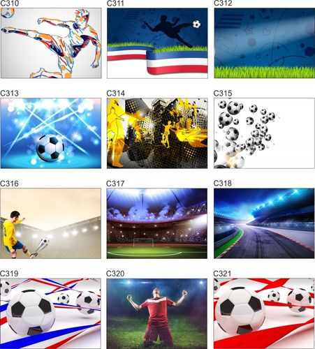 Fototapeta 3D piłka nożna mu cegła 200x130 FLIZ na Arena.pl