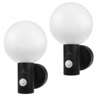 2x lampa LED zewnętrzna czujnik ruchu zmierzchu IP65 ścienna kinkiet 15W
