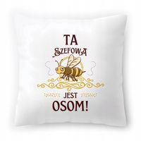 Poduszka Dla Szefowej Na Urodziny Prezent Z Nadrukiem Ze Zdjęciem