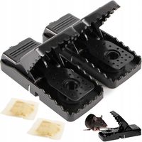 2x PUŁAPKA ŁAPKA NA MYSZY SZCZURY GILOTYNA SILNA