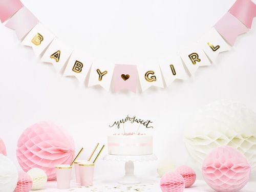 Baner Baby Girl, 15x175 baby shower narodziny dziewczynki dziewczynka na Arena.pl