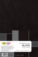 filc dekorcyjny 20x30cm 1,5mm czarny 3454