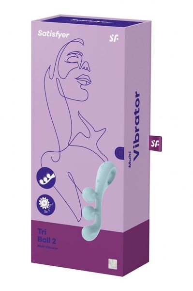 potrójny wibrator tri ball 2 light blue satisfyer zdjęcie 8