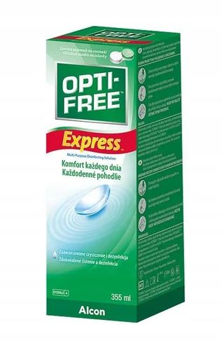 OPTI-FREE EXPRESS 2X355ML PŁYN DO SOCZEWEK KONTAKTOWYCH na Arena.pl