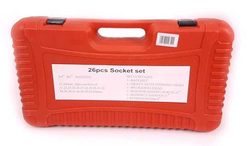 klucze nasadowe 26pcs 3/4"&1" 21-65mm 6-kąt na Arena.pl