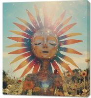 Obraz 90x100cm Słoneczna Medytacja