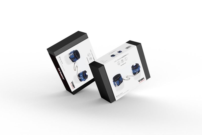 Kajdanki- Cuffs Crazy Horse Blue, Big zdjęcie 2