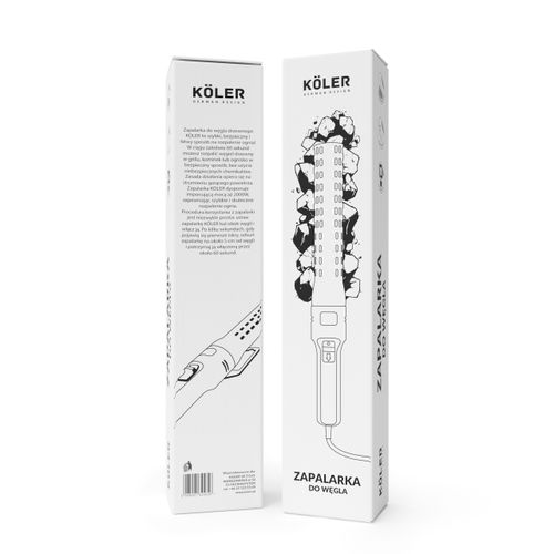 KOLER Rozpalarka do węgla zapalarka elektryczna starter do w węgla na Arena.pl