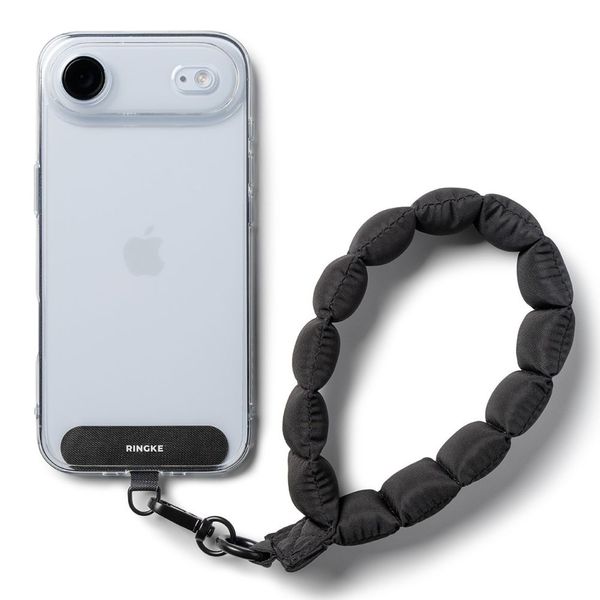 ringke holder & puffer hand strap calm black zdjęcie 1