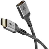 Przedłużacz HDMI Ultra High Speed 8K 60Hz 4K 120Hz HDMI 2.1 0.5m Goobay HQ