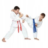 Kimono do karate dla dzieci 130 cm mocne wygodne karatega 10 oz PAS