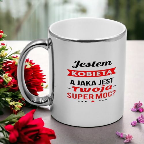 Kubek z nadrukiem prezent Dzień Kobiet dla Koleżanki Dziewczyny Mamy wzory na Arena.pl