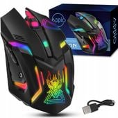 GAMINGOWA Myszka Mysz Podświetlana Bezprzewodowa Komputerowa do Laptopa BT